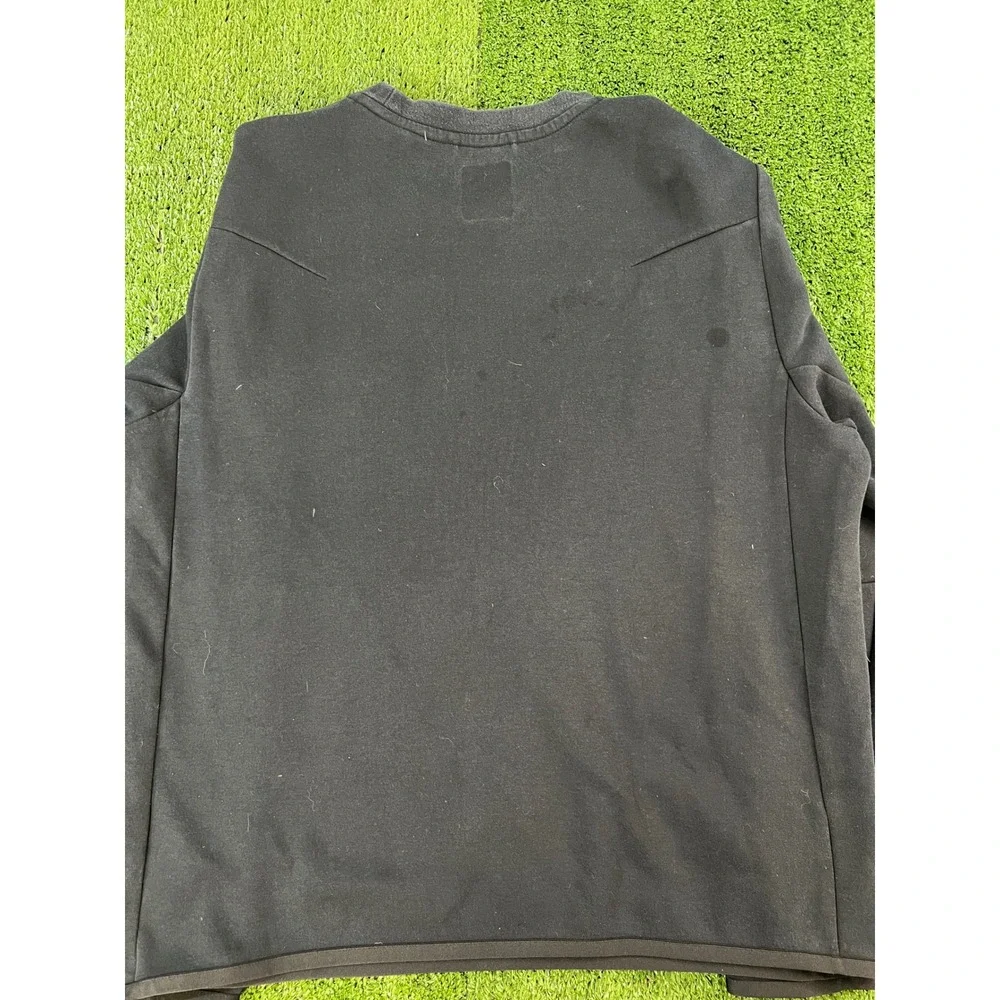 Nike Tech Fleece Crewneck Sweatshirt Black CU4506-010 Mens XL